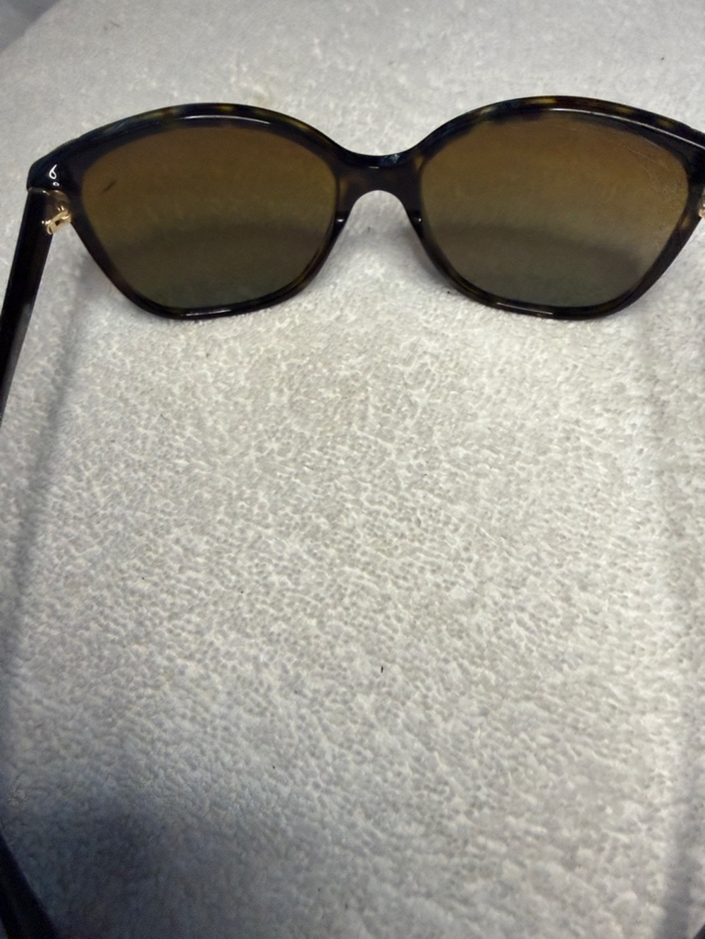 Prada SPR 01O Sunglasses Womens 55-17 Tortoiseshell Polarized Butterfly Italy - Picture 3 of 10